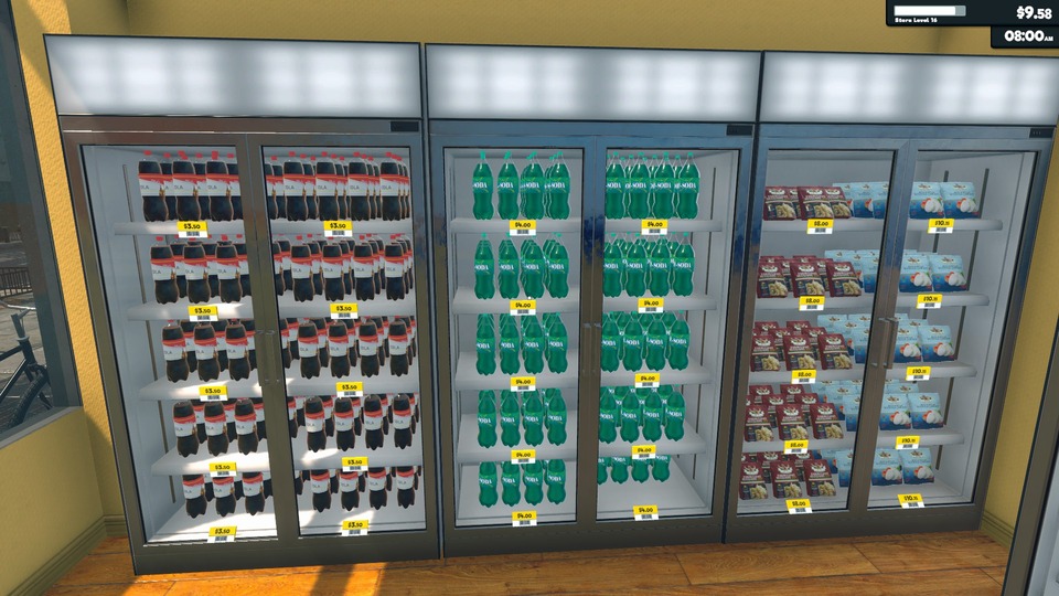 Supermarket Simulator Number of Shelves