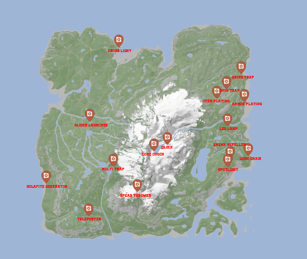 all blueprints sons of the forest 1.0