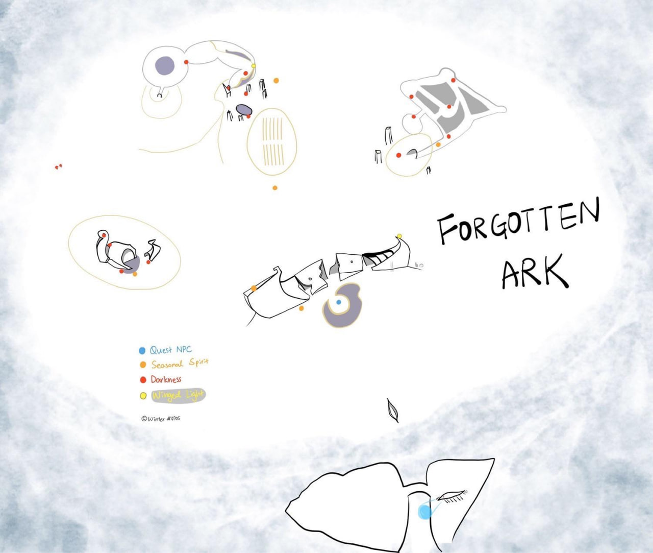 Winged Lights Locations in Forgotten Ark