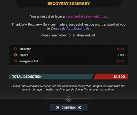 Recovery Summaries