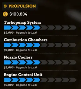 Propulsion Upgrades (PR1-4)